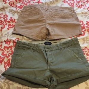 AE khaki shorts